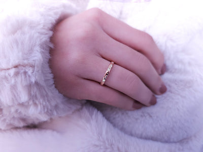 Luna Light diamond wedding ring