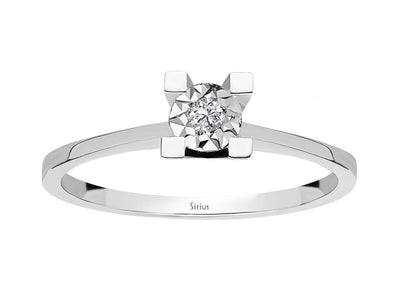 0.30 carat effect diamond solitaire ring