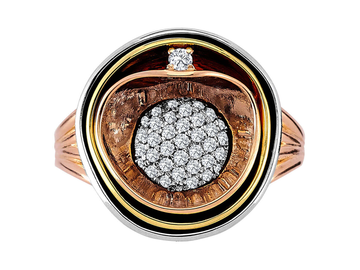 Diamond Pave Ladies Ring