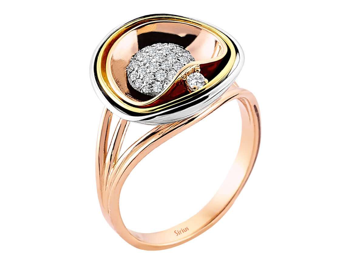 Diamond Pave Ladies Ring