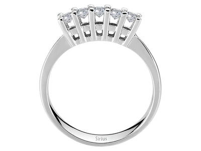 0.42 carat diamond 5 diamond alliance in 585 14 K white gold