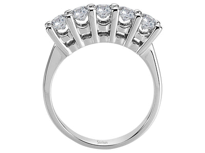 1.24 carat diamond 5 diamond alliance in 14 carat white gold