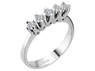 0.47 carat diamond 5 diamond alliance in 585 14 K white gold