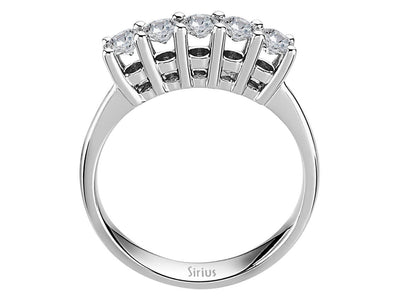 0.71 carat diamond 5 diamond alliance in 585 14 K white gold