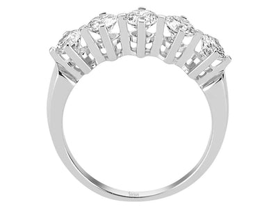 1.23 carat diamond 5 diamond alliance in 585 14 carat white gold