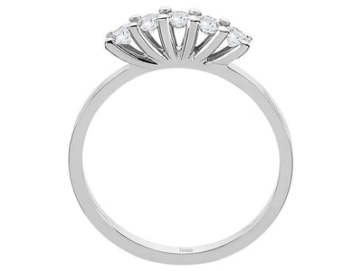 0.37 carat diamond 5 diamond alliance in 14 K white gold