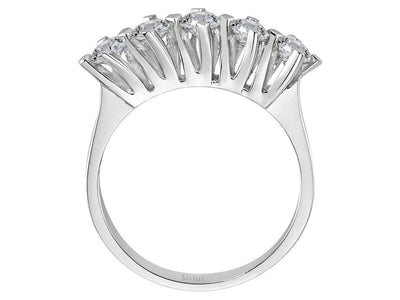 0.80 carat diamond 5 diamond alliance in 750 18 carat white gold