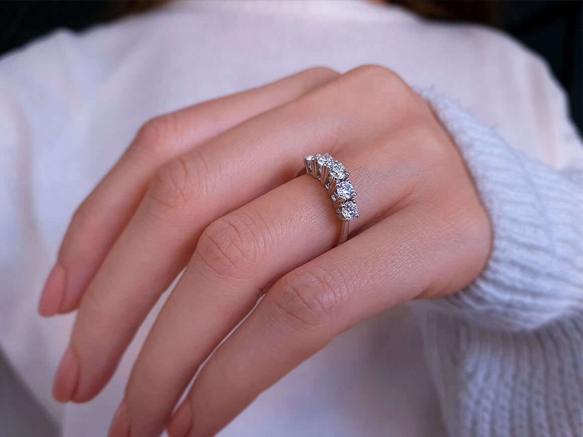0.98 carat diamond 5 diamond alliance