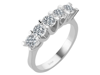 1.52 Carat Diamond 5 Stone Alliance