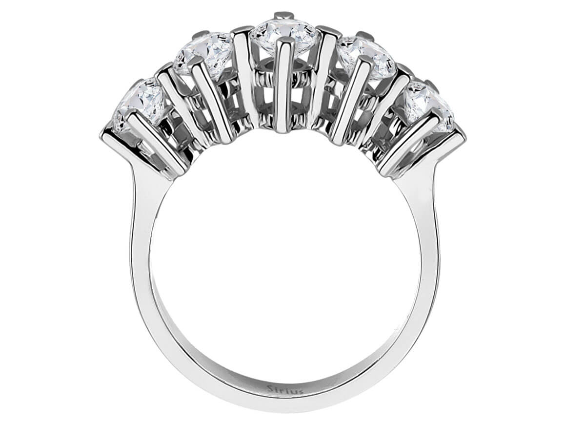 1.65 carat diamond 5 stone alliance