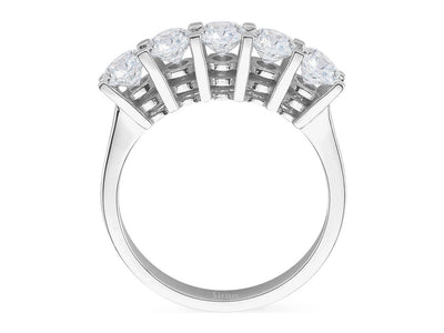 1.52 carat diamond 5 diamond alliance in 18 K