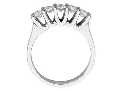 0.72 carat diamond 5 stone alliance