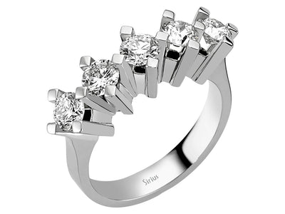 1.56 carat 5 diamond alliance