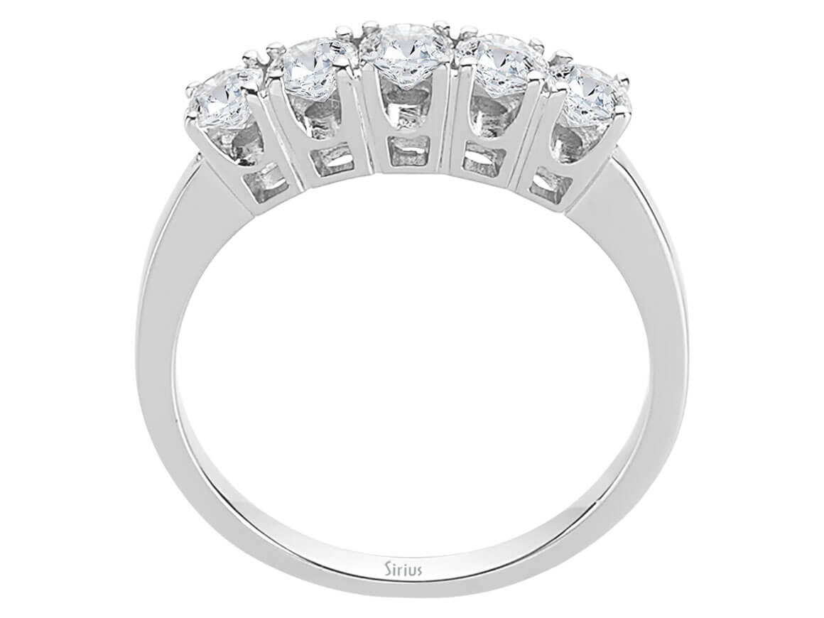 0.73 carat diamond 5 stone alliance