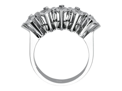 2.00 carat effect diamond 5 diamond ring alliance