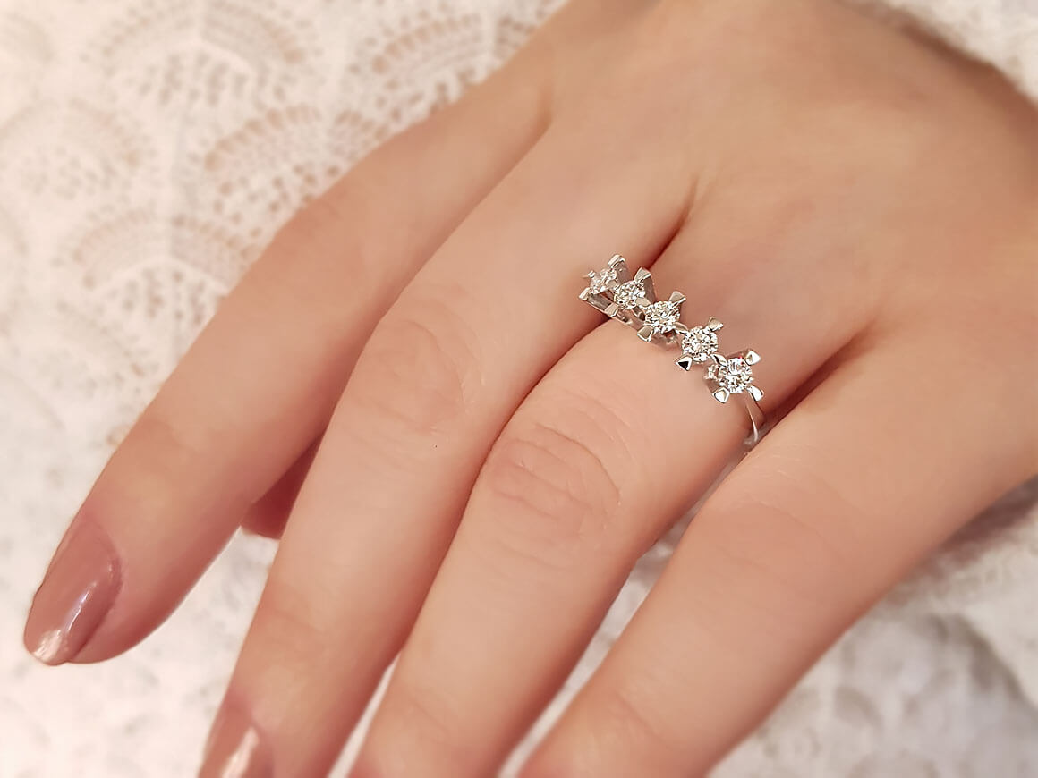 0.50 carat 5 diamond alliance