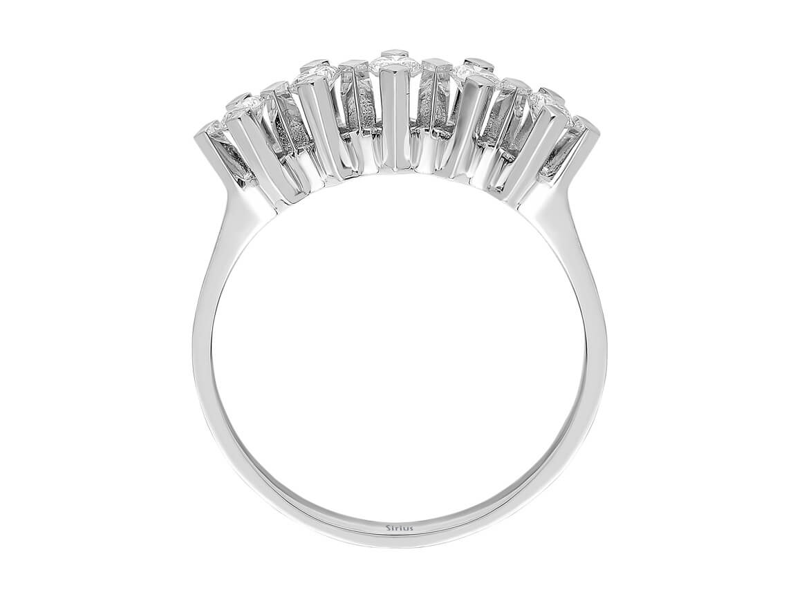 0,35 Carat 5 Diamanten Allianz – handgefertigter Diamantschmuck aus Feingold | Sirius Diamant