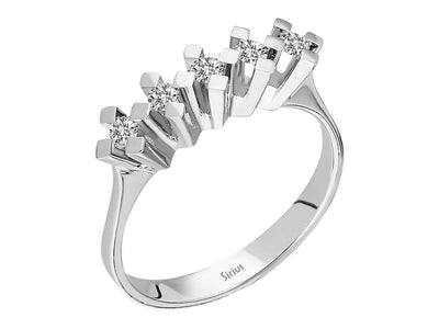 0.22 carat 5 diamond alliance