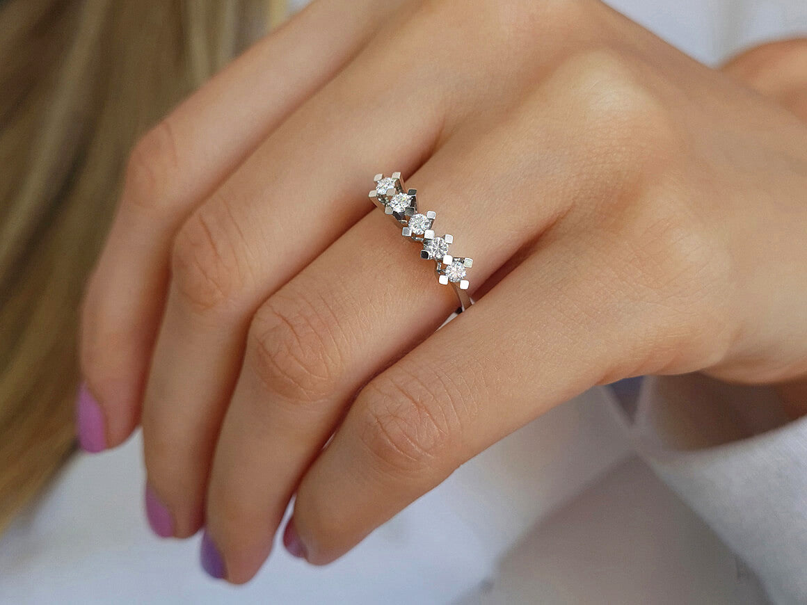 0,30 Carat 5 Diamanten Allianz