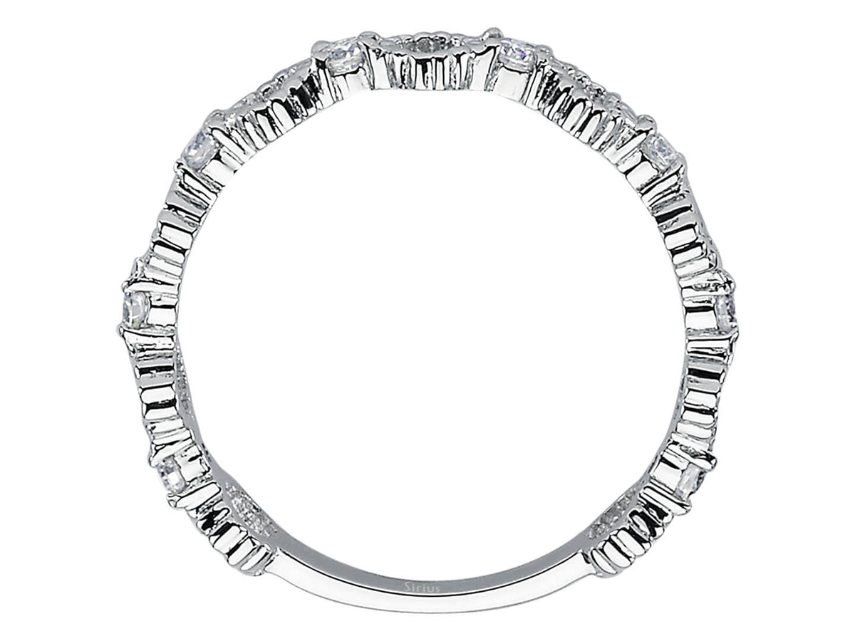 Diamant 8 Stein Zyklische Ring - handgefertigter Diamantschmuck aus Feingold | Sirius Diamant