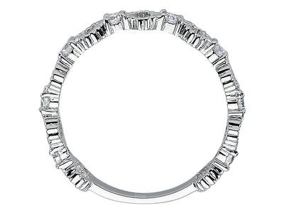 Diamond 8 Stone Cyclic Ring