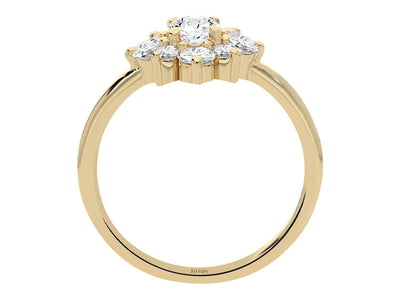 Diamond Azalea Ring