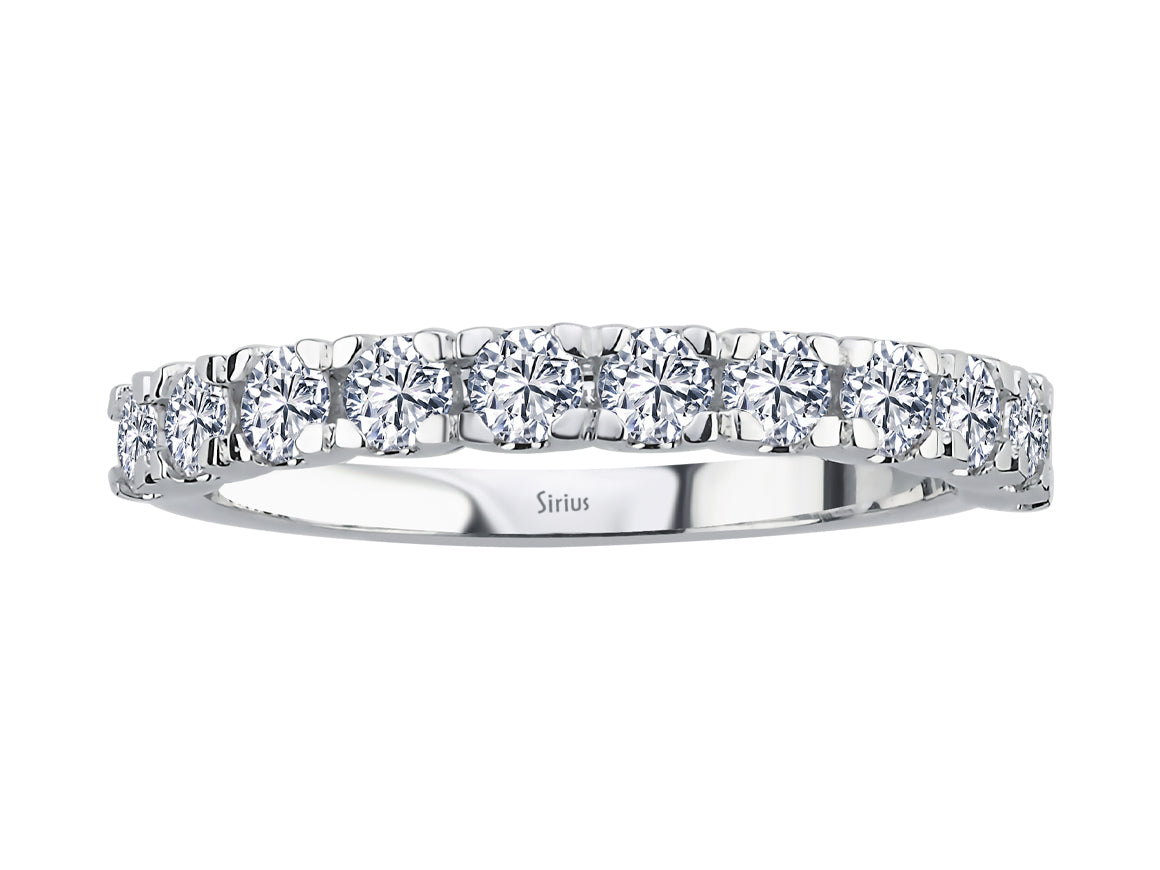 Diamant Allegro Fa Halber Ring - handgefertigter Diamantschmuck aus Feingold | Sirius Diamant