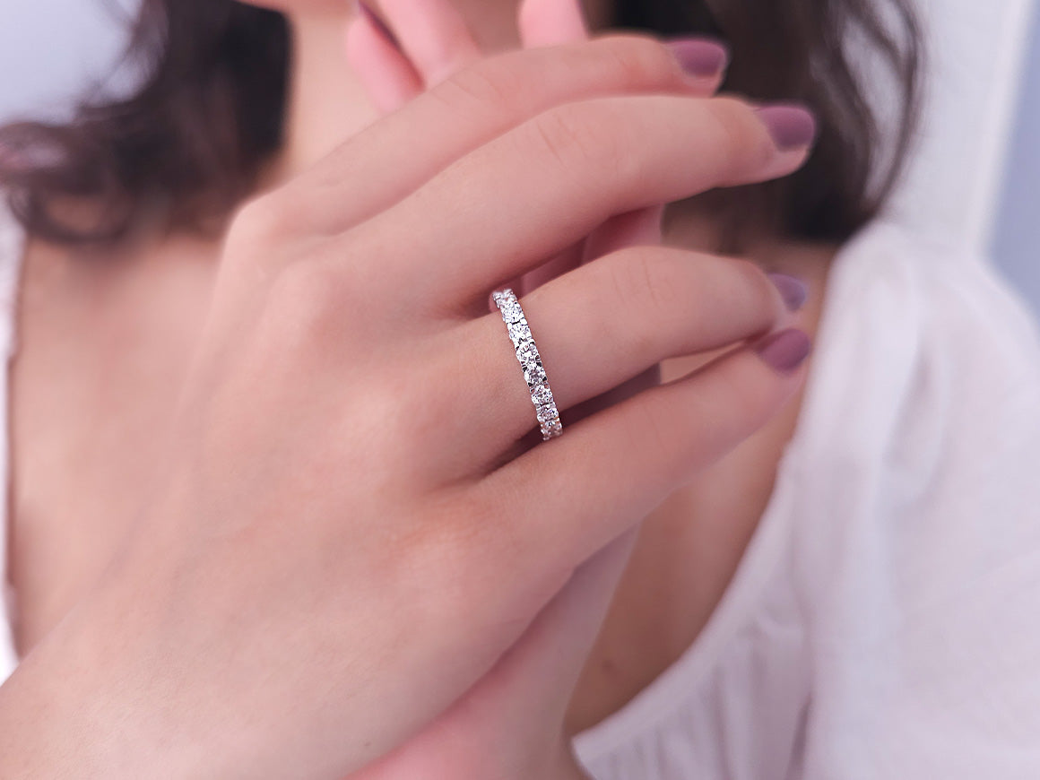 Diamant Allegro Fa Halber Ring