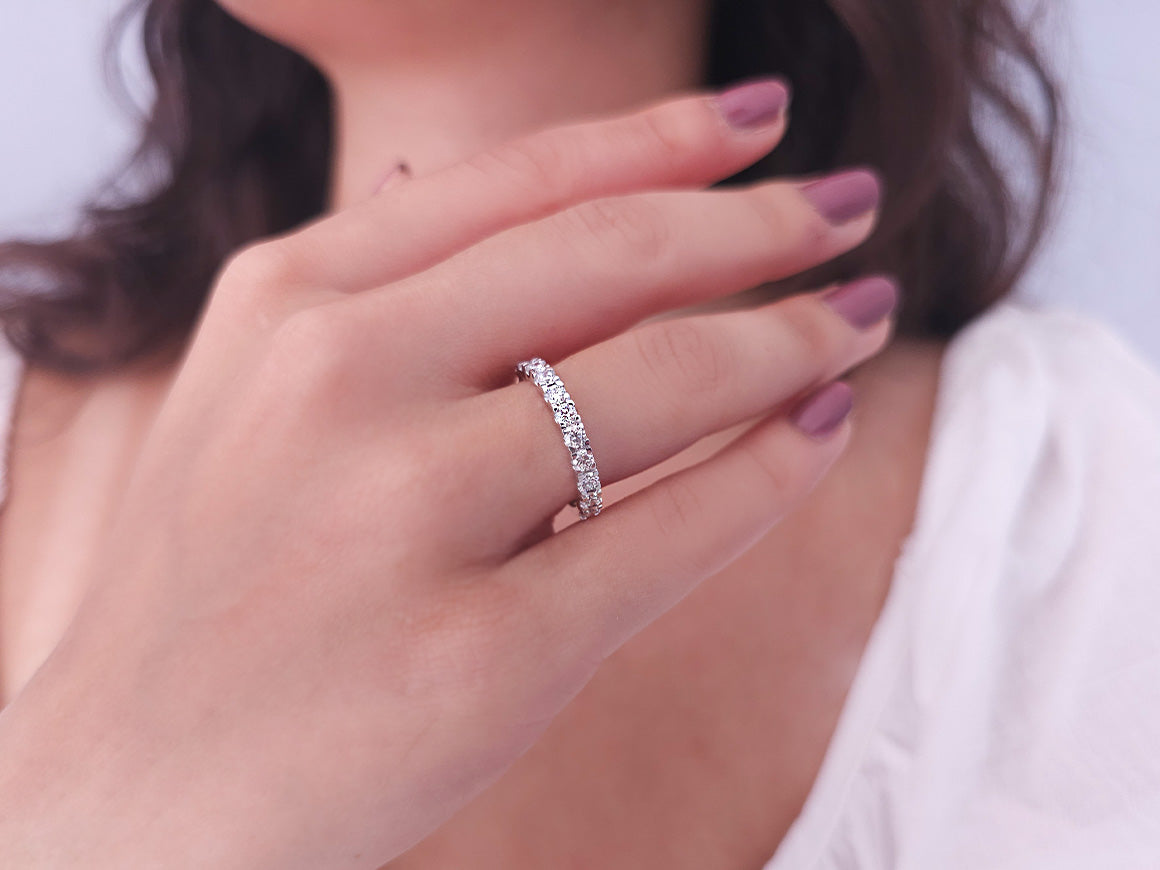 Diamant Allegro Fa Halber Ring