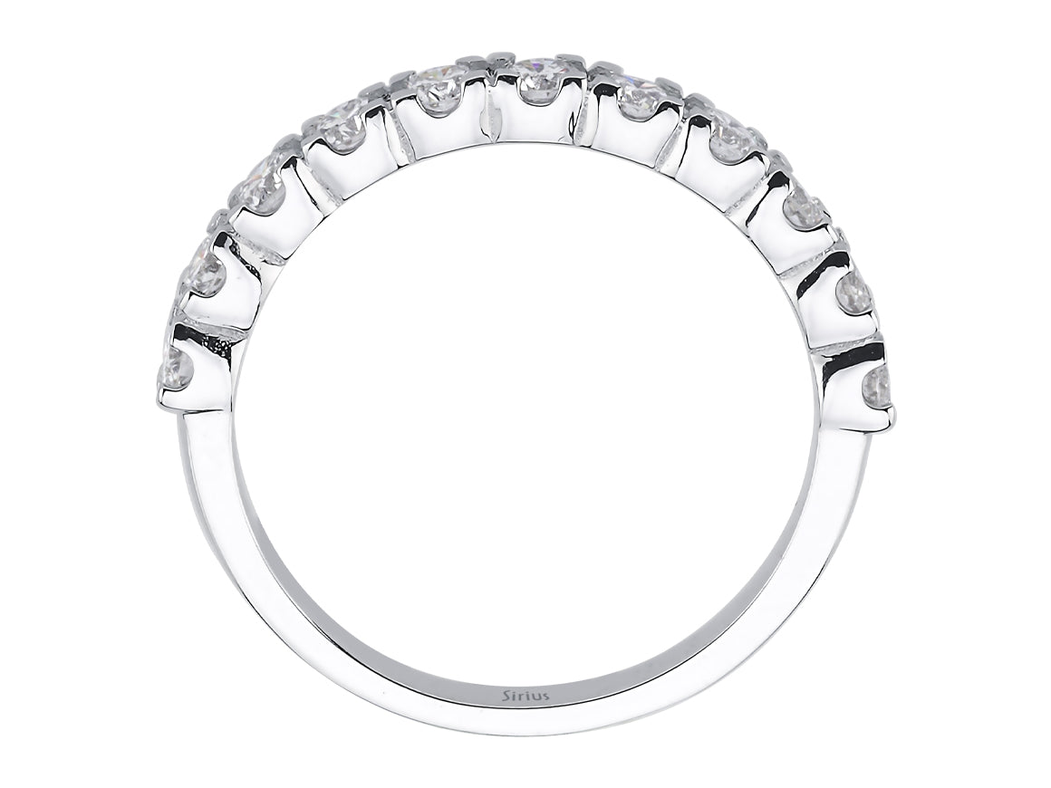 Diamant Allegro Fa Halber Ring - handgefertigter Diamantschmuck aus Feingold | Sirius Diamant