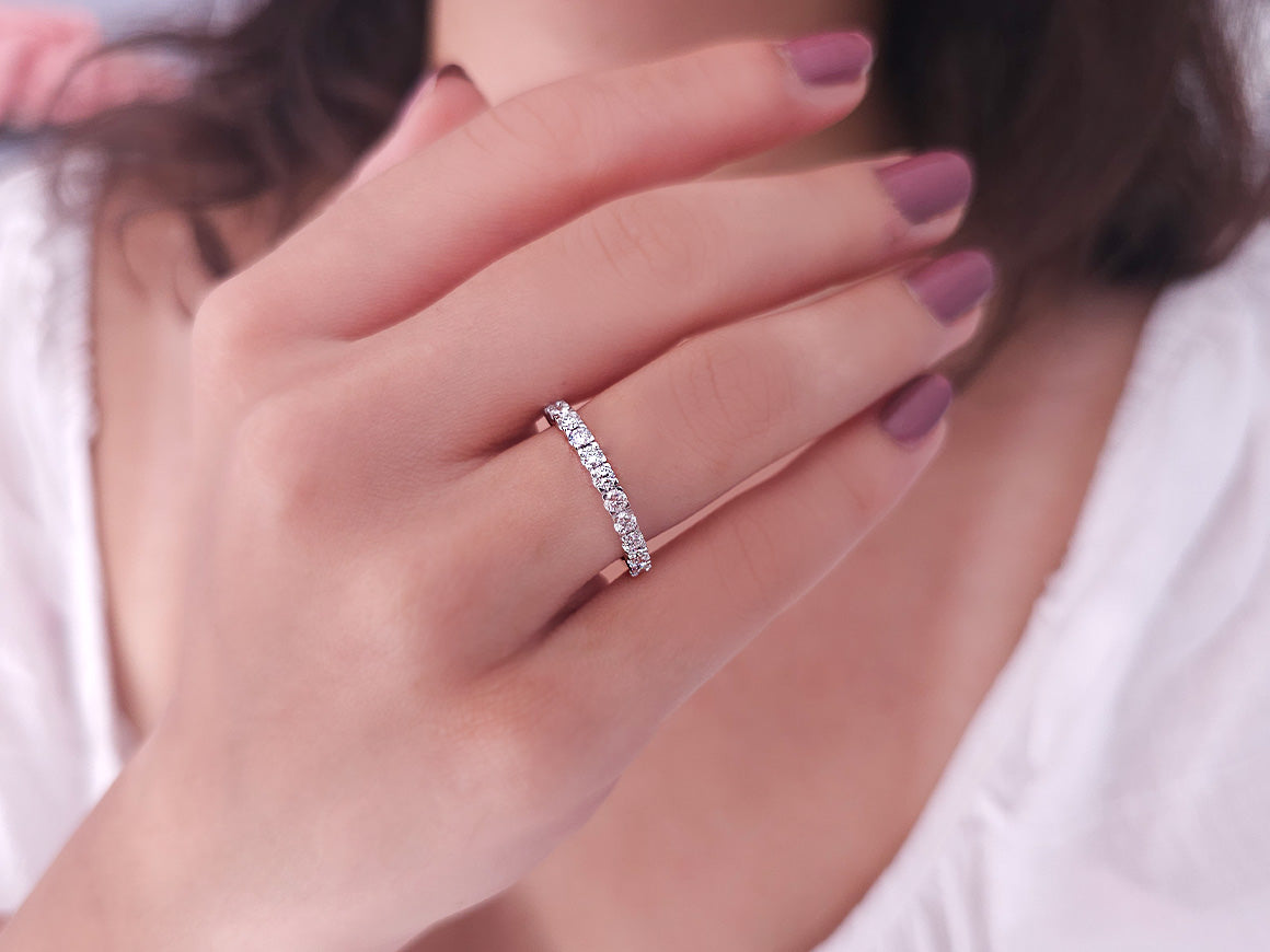 Diamond Allegro La Half Ring