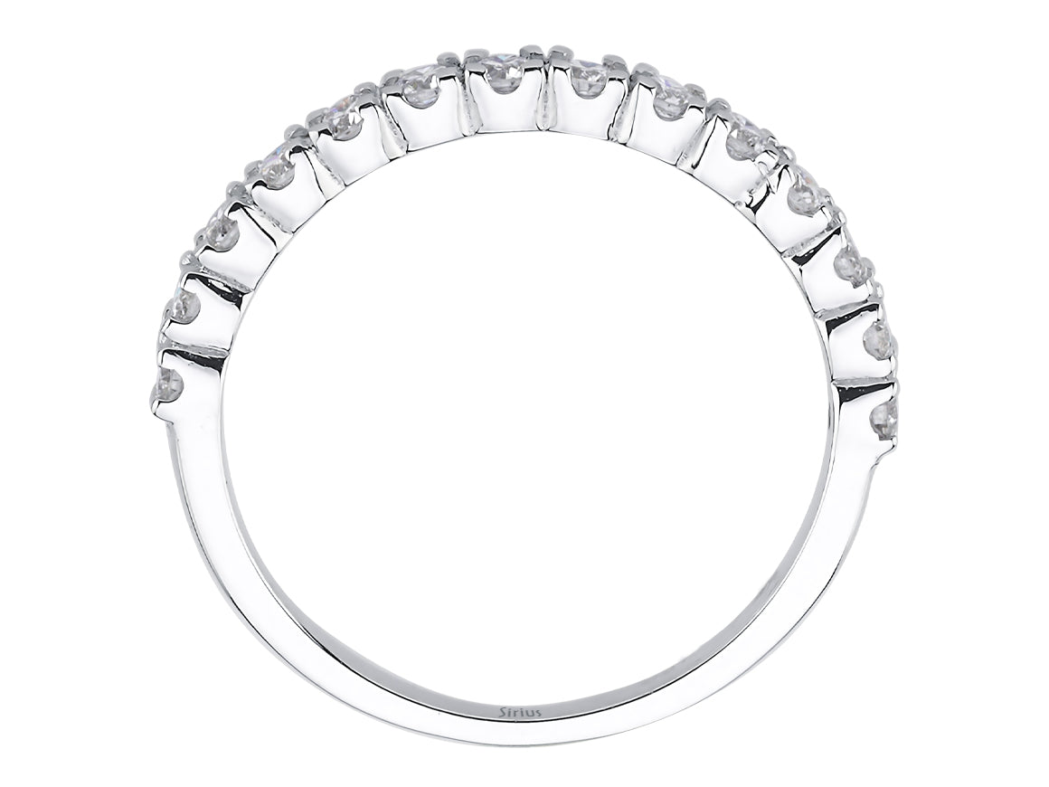 Diamant Allegro Si Halber Ring - handgefertigter Diamantschmuck aus Feingold | Sirius Diamant