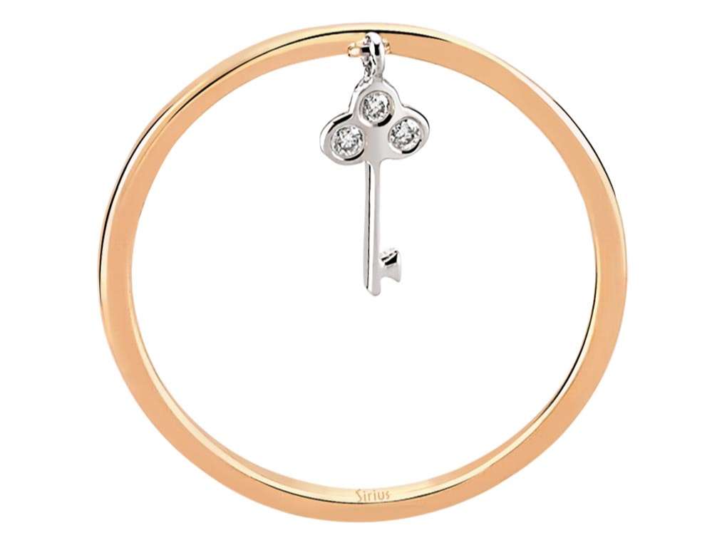 Diamond Key Ring