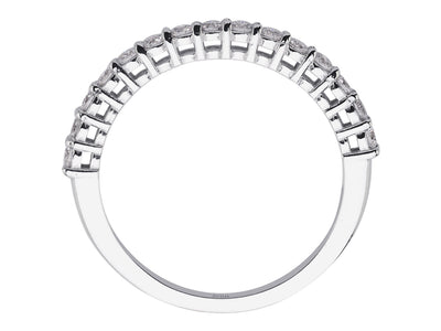 Bague demi-ronde Aria Due avec diamants