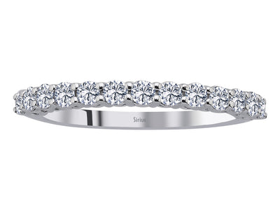 Aria Quattro-Halbrundring mit Diamanten