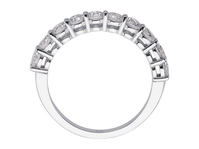 Aria Sei half-round ring with diamonds