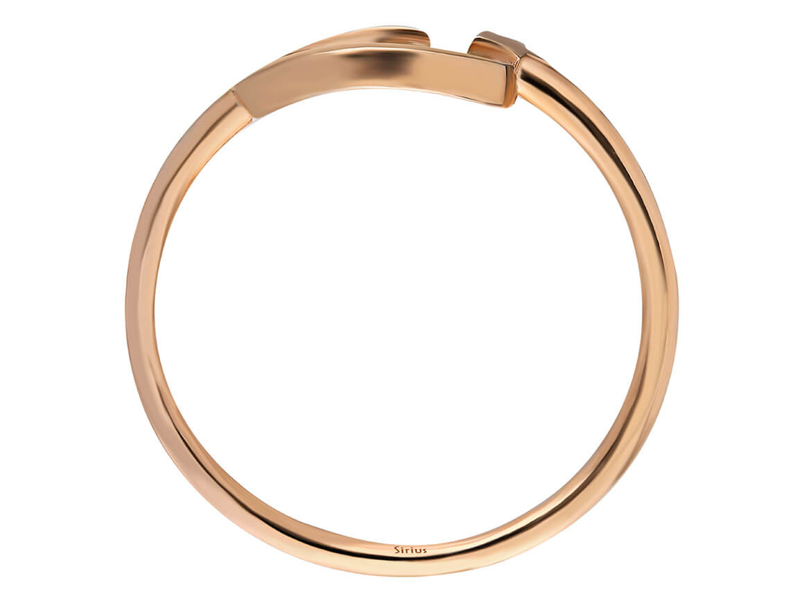 Diamant Mond und Stern Ring - handgefertigter Diamantschmuck aus Feingold | Sirius Diamant