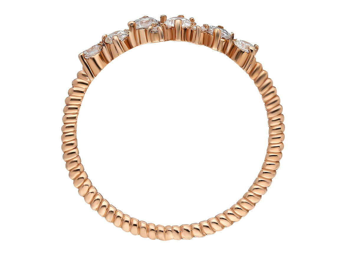 Diamant Modern Bella Elara Ring - handgefertigter Diamantschmuck aus Feingold | Sirius Diamant