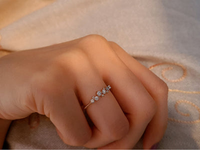 Diamond Modern Bella Elara Ring