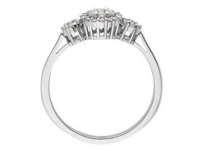 0,24 Carat Diamant Tria Ring