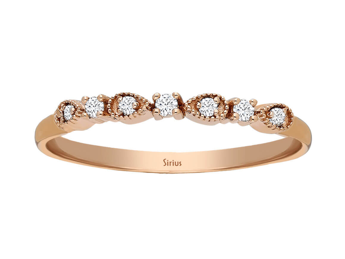 Diamant Formentara Ring - handgefertigter Diamantschmuck aus Feingold | Sirius Diamant