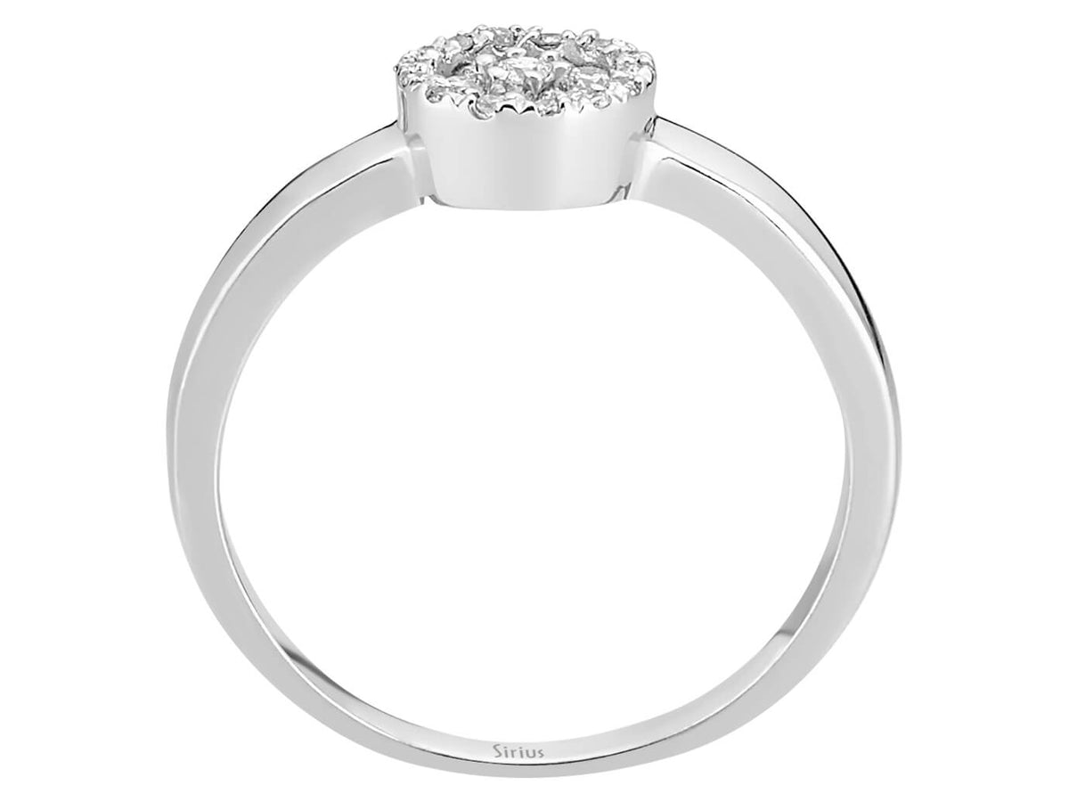 Diamant Fortuna Ring - handgefertigter Diamantschmuck aus Feingold | Sirius Diamant