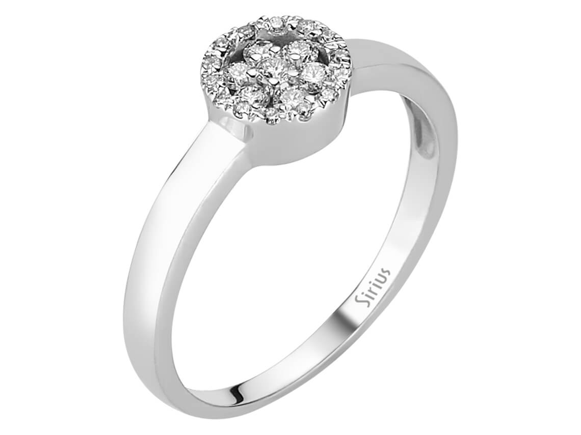 Diamant Fortuna Ring - handgefertigter Diamantschmuck aus Feingold | Sirius Diamant