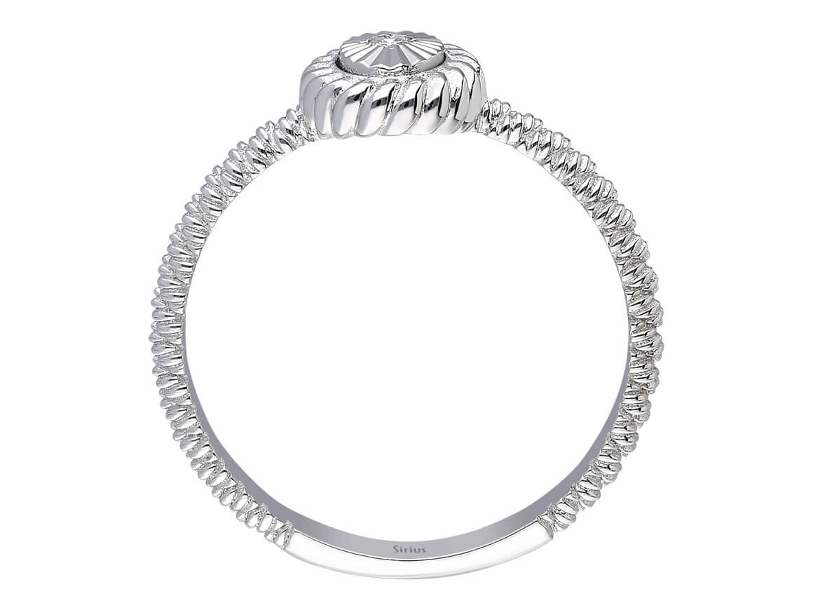 Diamant Frida Ring - handgefertigter Diamantschmuck aus Feingold | Sirius Diamant