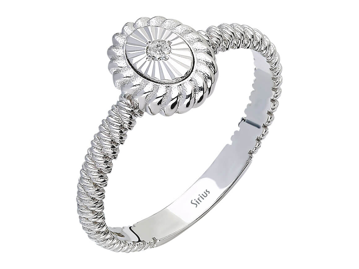 Diamant Frida Ring - handgefertigter Diamantschmuck aus Feingold | Sirius Diamant
