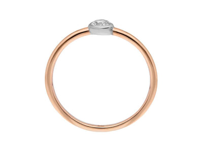 Bague en diamant de 0,16 carat
