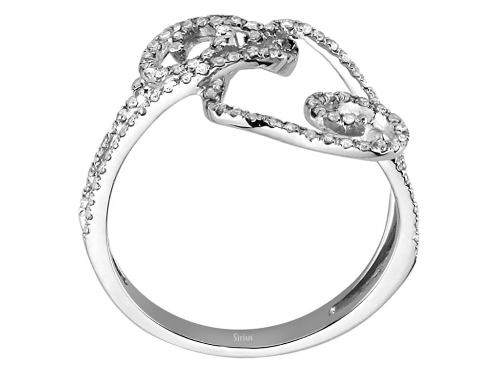 Diamant Design Ring - handgefertigter Diamantschmuck aus Feingold | Sirius Diamant