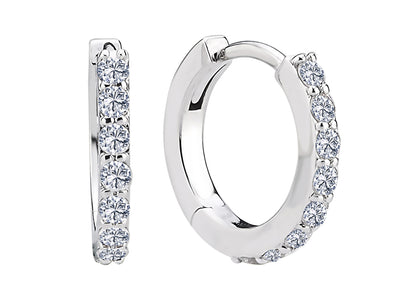 Diamond Helios Hoop Earrings
