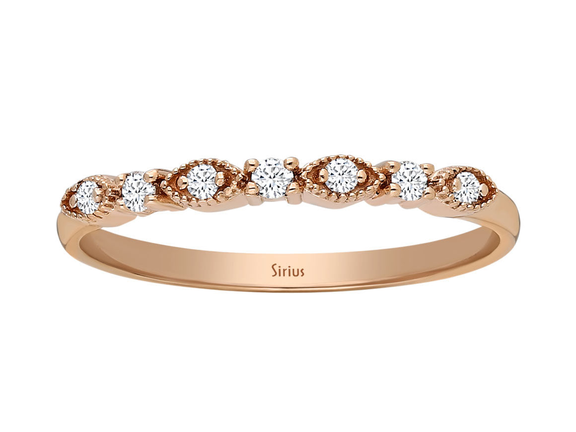 Diamant Ibiza Ring - handgefertigter Diamantschmuck aus Feingold | Sirius Diamant
