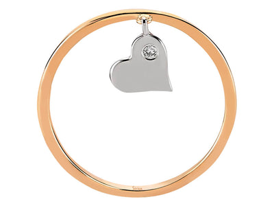 Diamond Heart Ring
